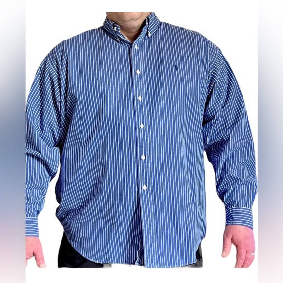 RALPH LAUREN MENS BUTTON DOWN SHIRT BLAKE EDITION - Picture 7 of 8